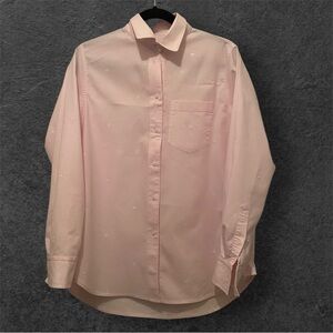 Women’s Pink Lands End Button Down